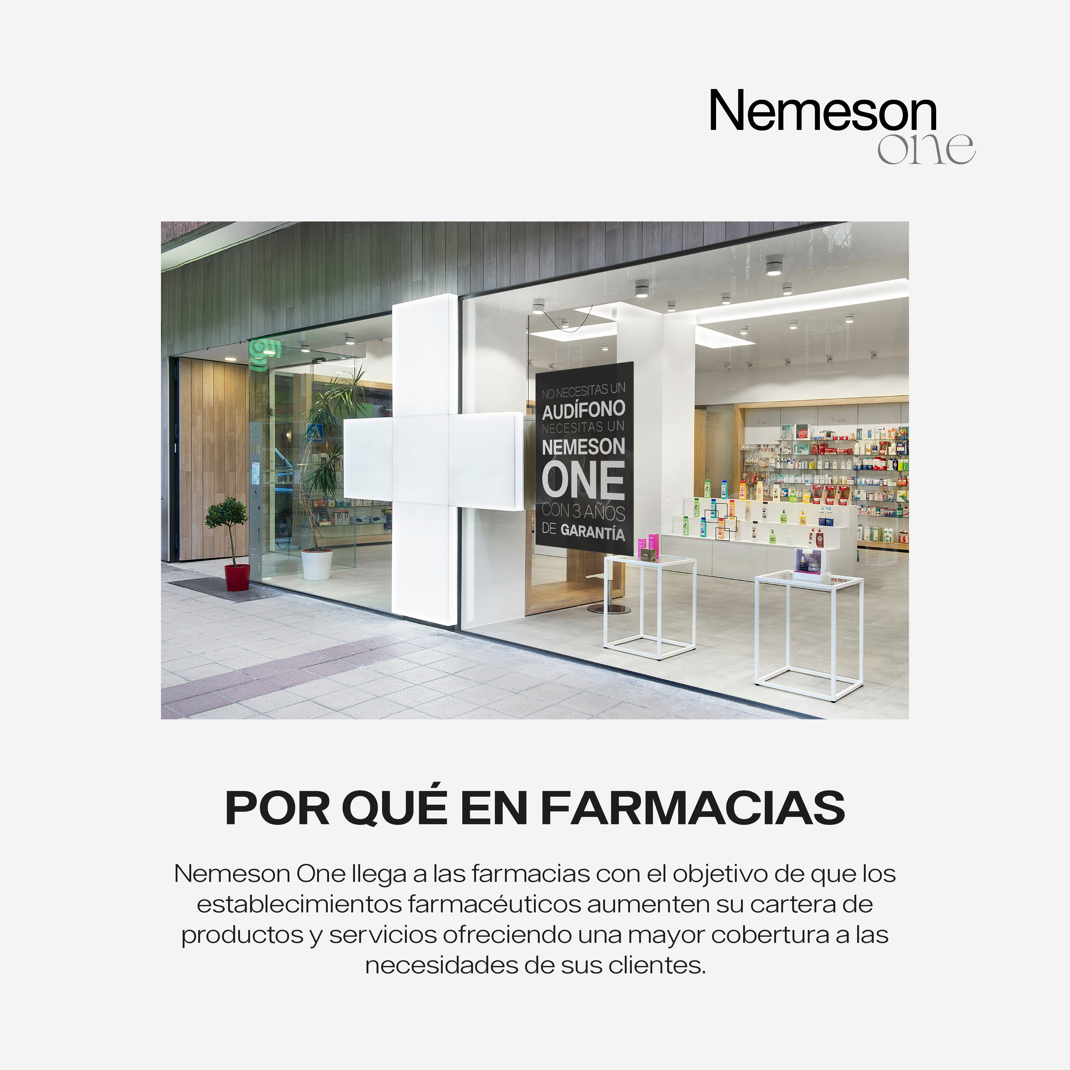 NEMESON ONE: AUDIOLOGÍA EN TU FARMACIA - banner